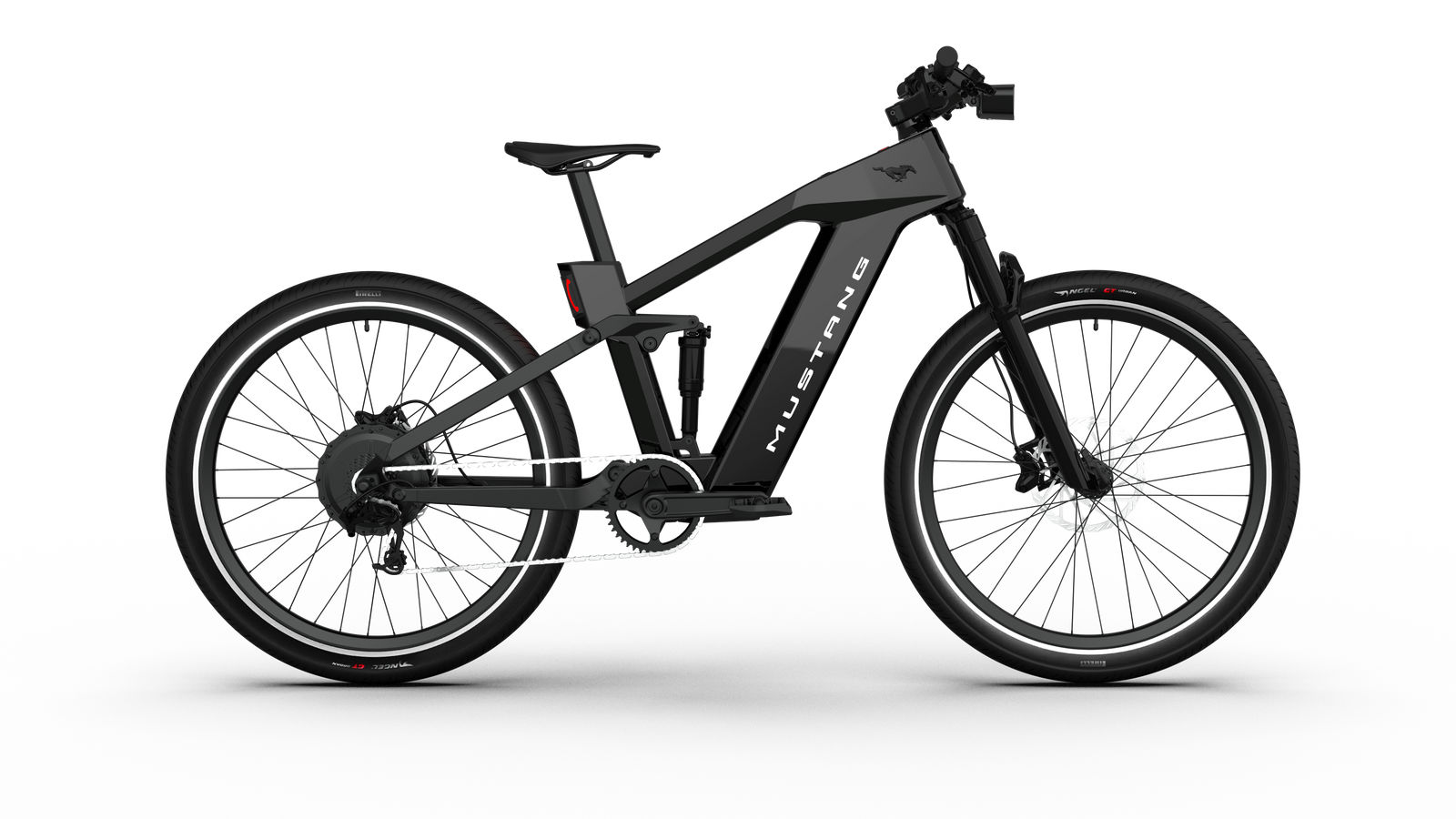 Ford Mustang e-bike in Shadow Black colour