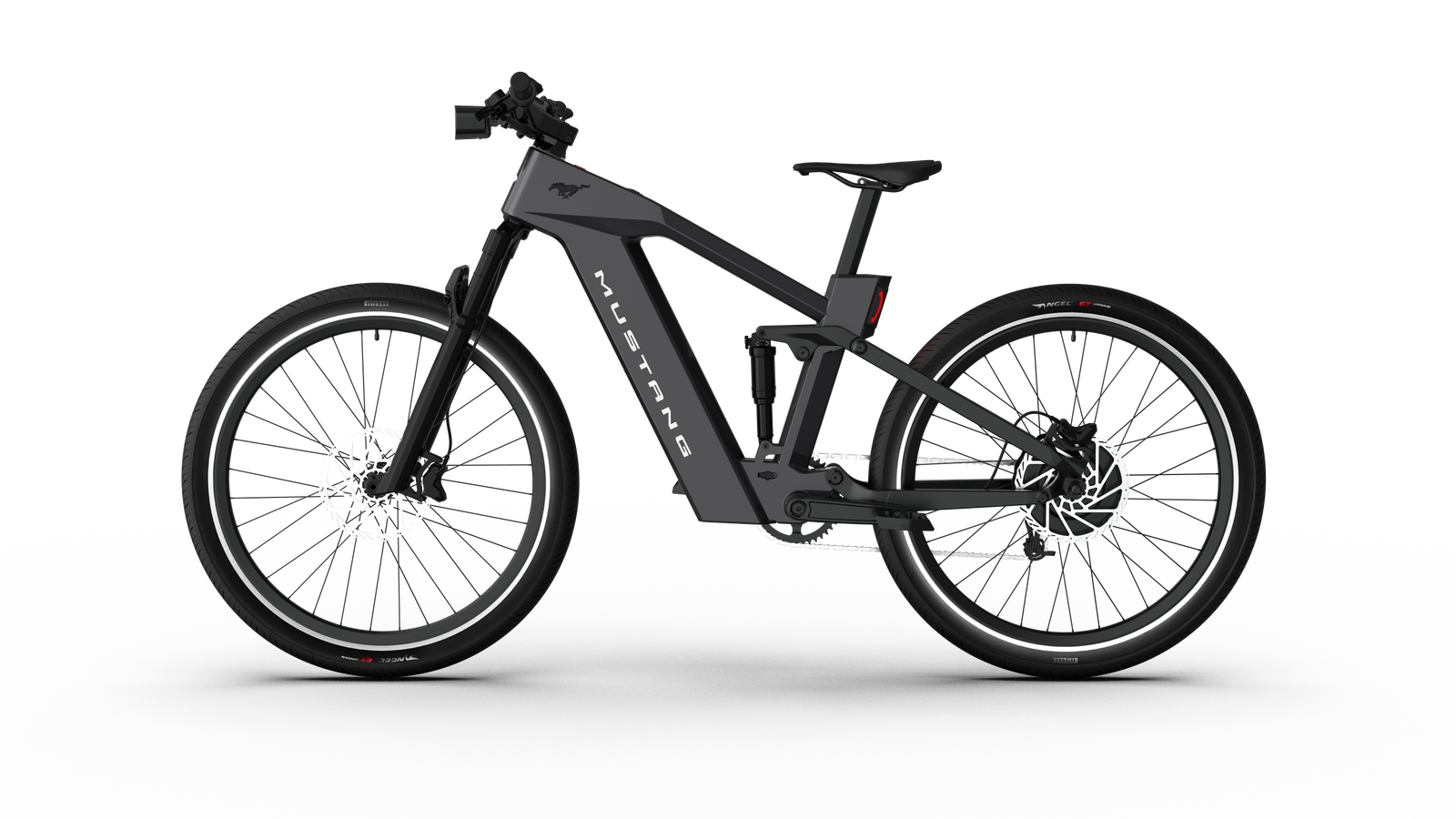 Ford Mustang e-bike in Dark Matter Gray colour