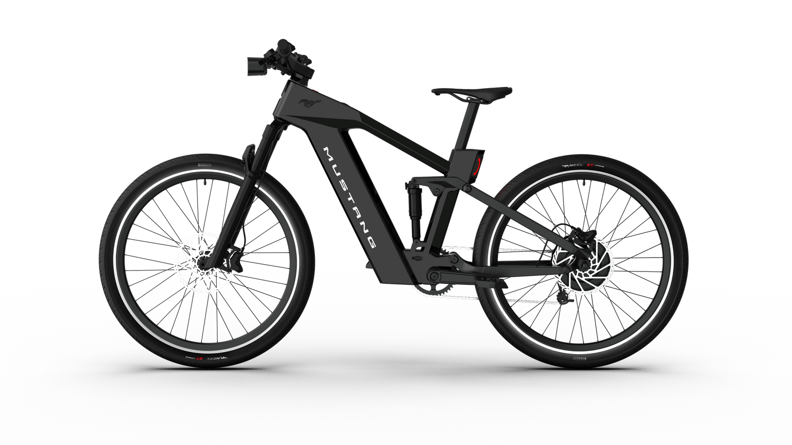 Ford Mustang e-bike in Shadow Black colour