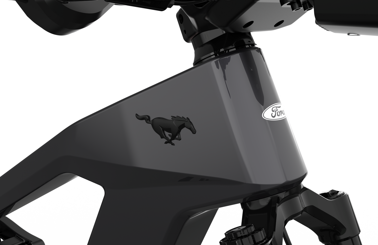Ford Mustang e-bike in Dark Matter Gray colour