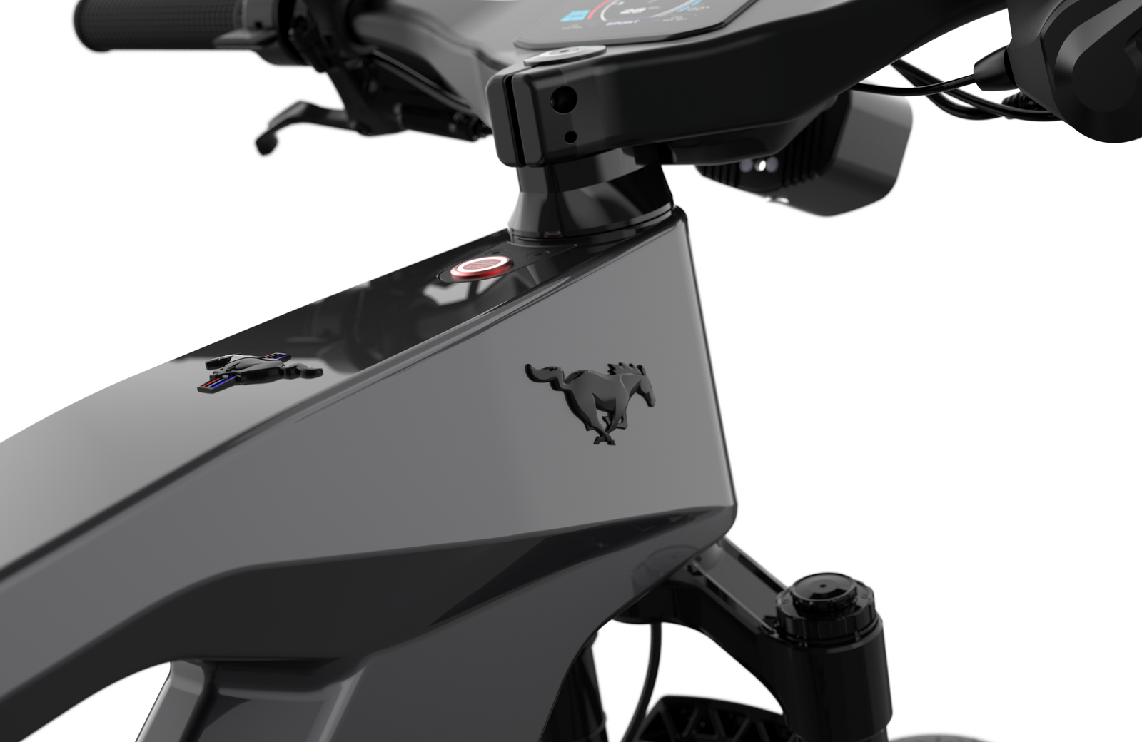 Ford Mustang e-bike in Dark Matter Gray colour