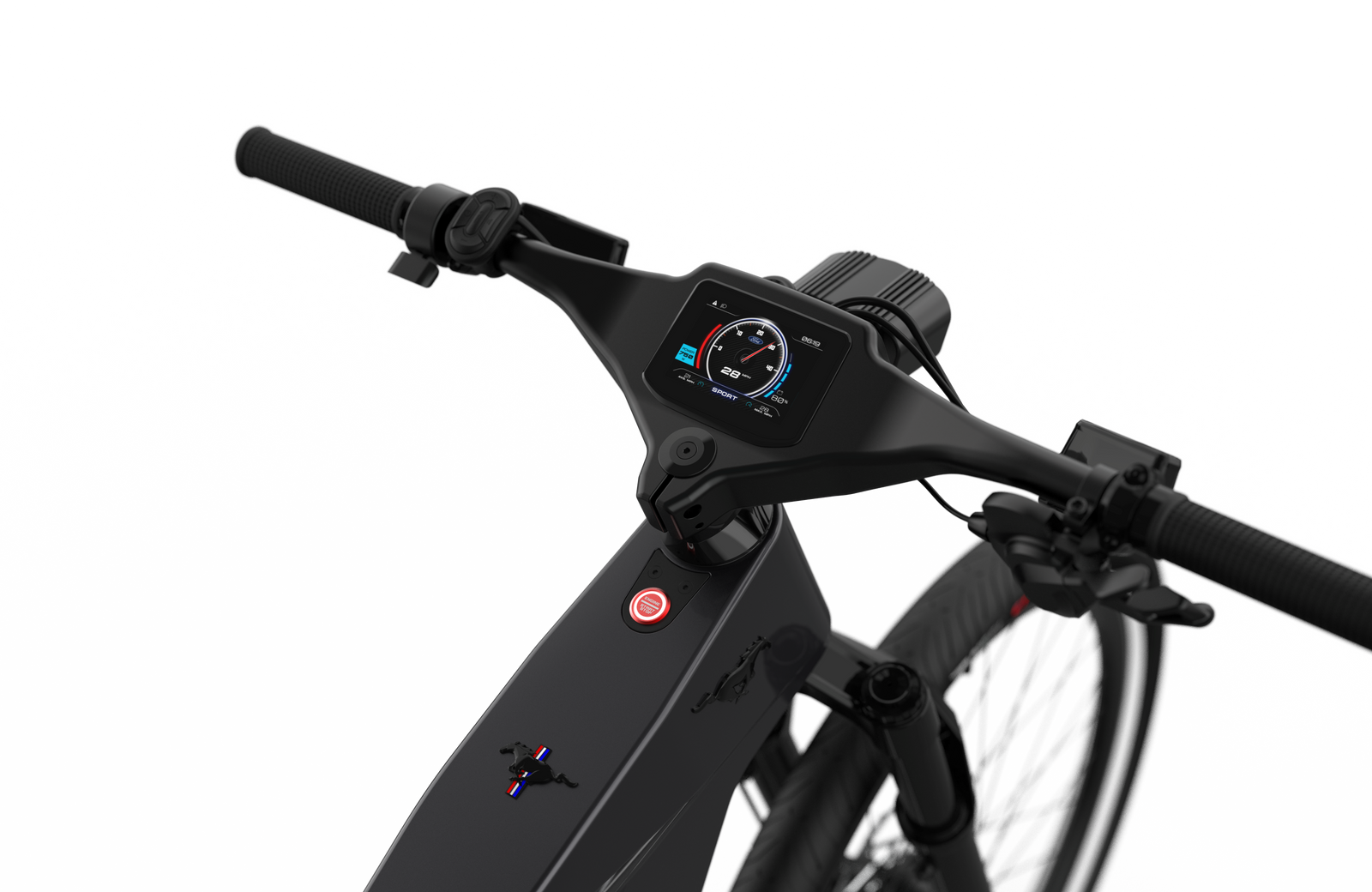 Ford Mustang e-bike in Dark Matter Gray colour