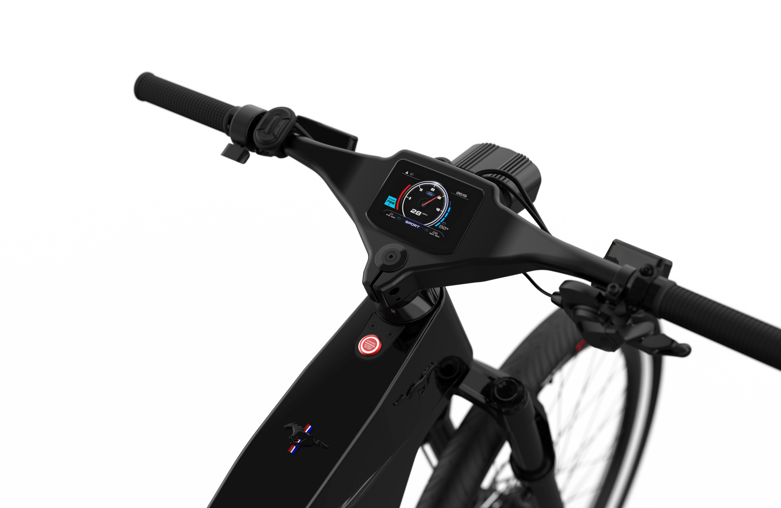 Ford Mustang e-bike in Shadow Black colour