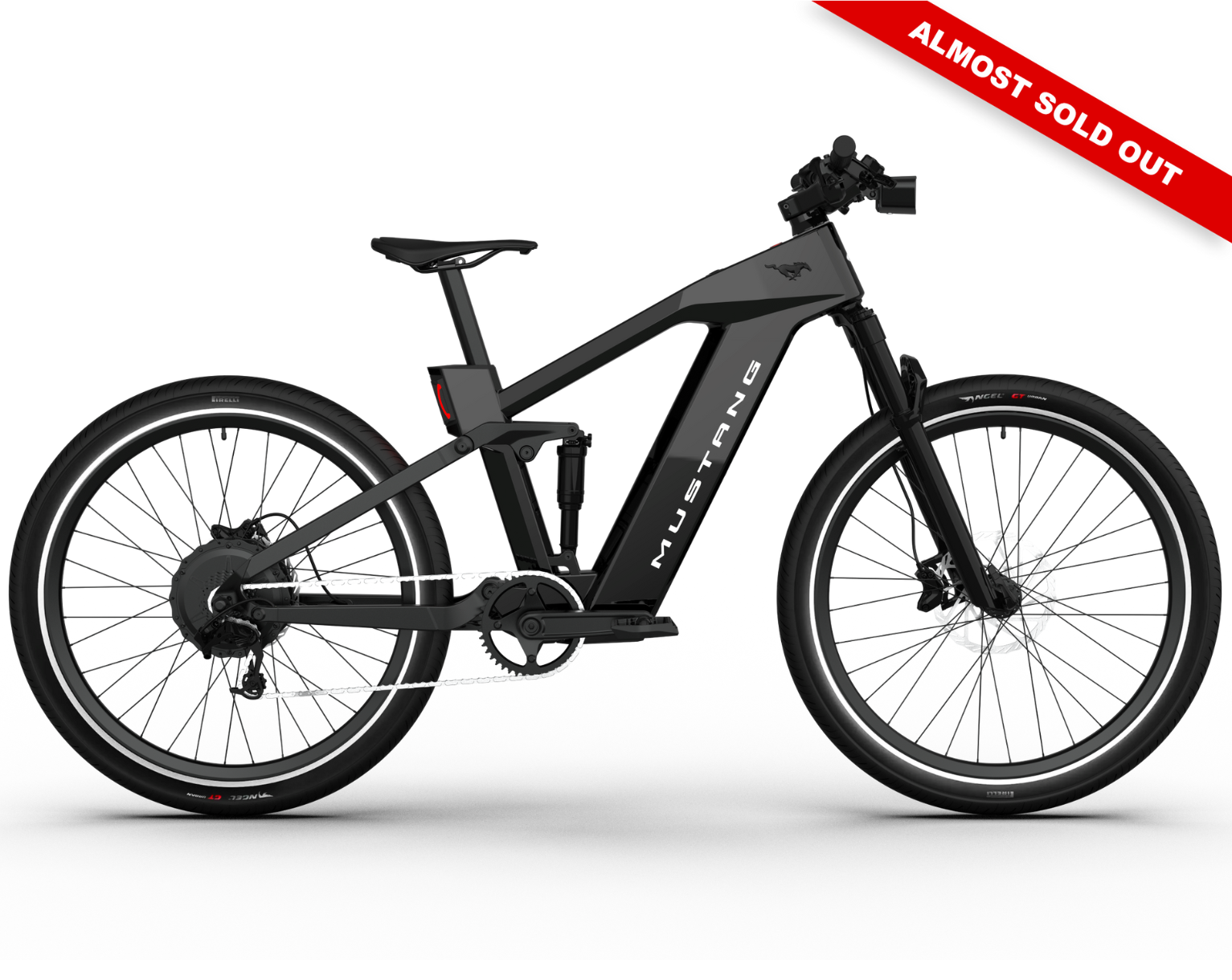 Ford Mustang e-bike in Shadow Black colour