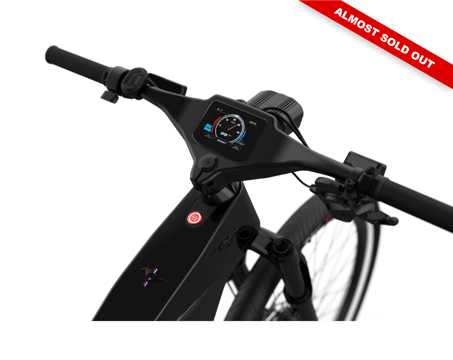 Ford Mustang e-bike in Shadow Black colour