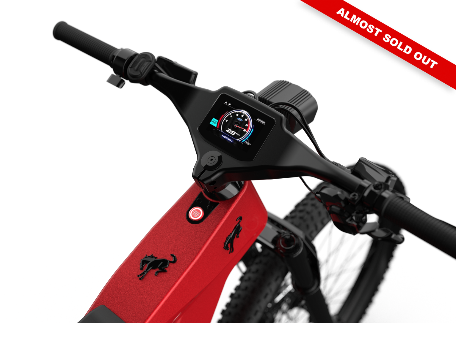 Ford Bronco electric dirt bike - Hot Pepper Red Metallic Tinted Clearcoat color