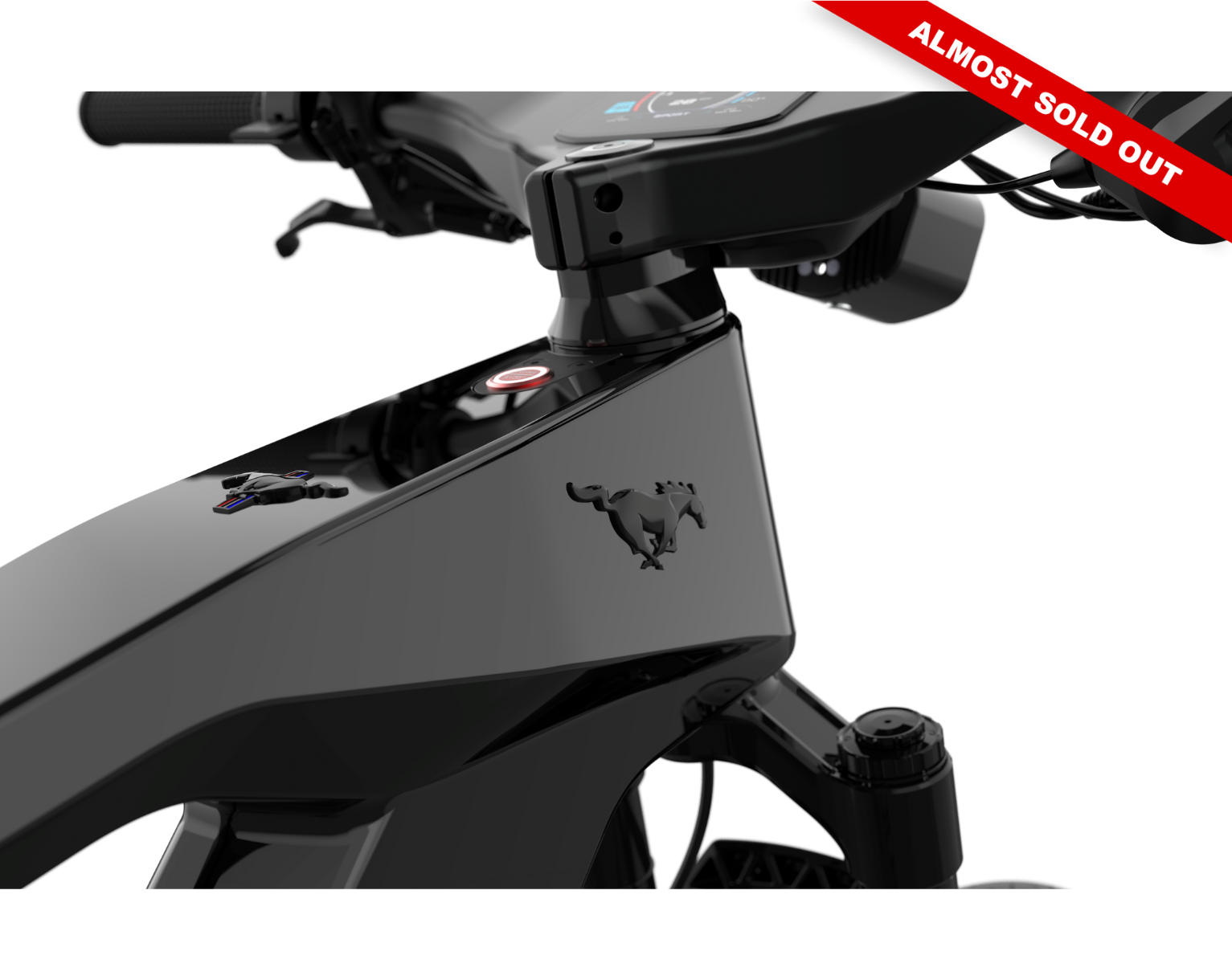 Ford Mustang e-bike in Shadow Black colour