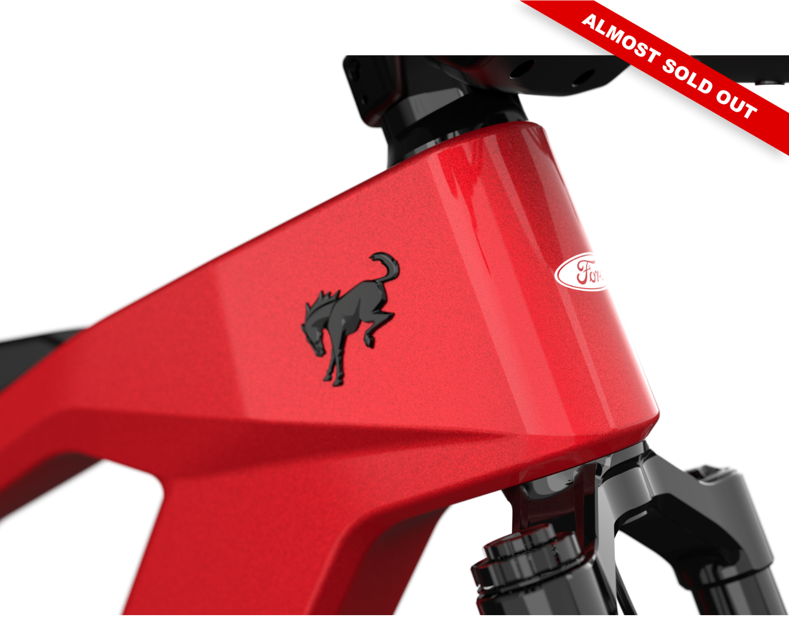 Ford Bronco electric dirt bike - Hot Pepper Red Metallic Tinted Clearcoat color