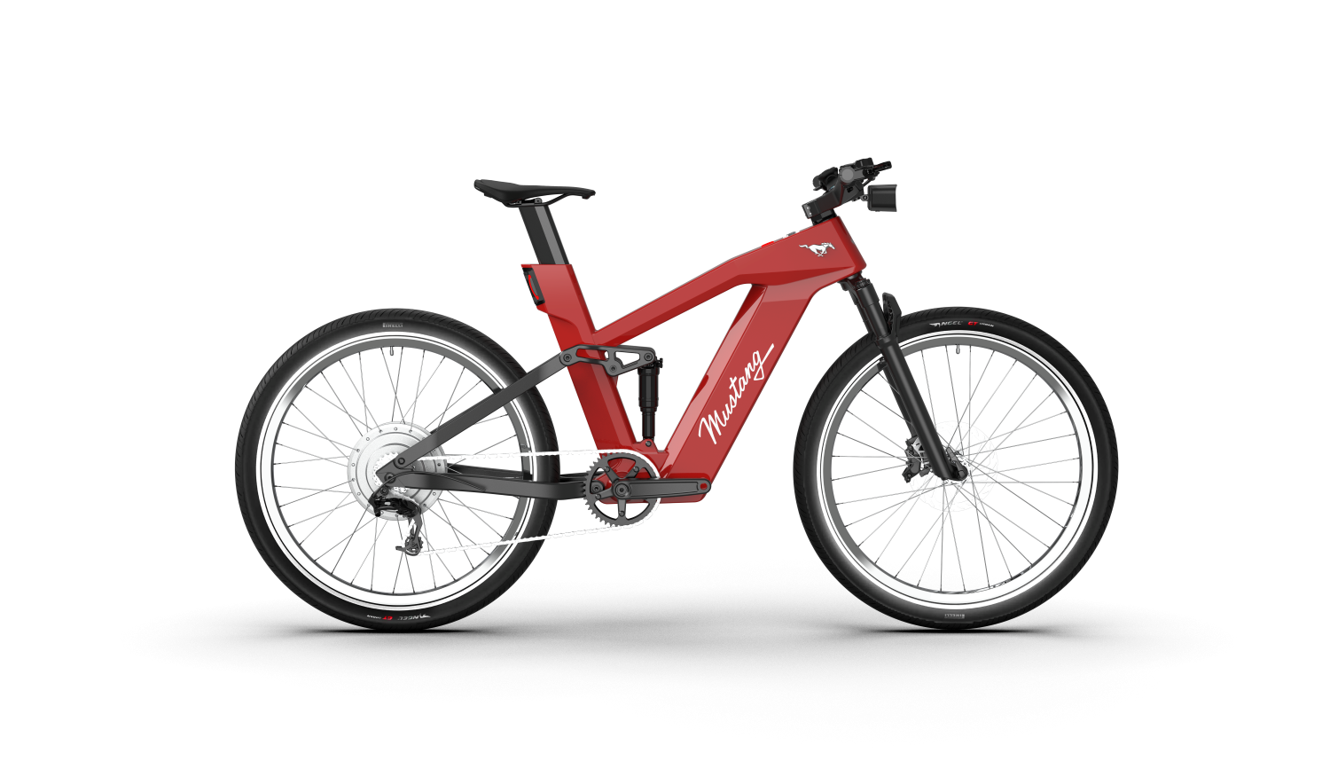 Ford Mustang eBike 60th Anniversary Edition side profile.