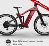 mv-Ford Mustang electric bike in Rapid Red colour