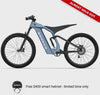 dt-Ford Bronco electric dirt bike - Azure Gray Metallic Tri-Coat color