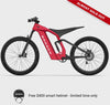 dt-Ford Bronco electric dirt bike - Hot Pepper Red Metallic Tinted Clearcoat color