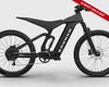 Non-driveside profile of the Ford Bronco electric dirt bike - Shadow Black color