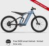mv-Ford Bronco electric dirt bike - Azure Gray Metallic Tri-Coat color