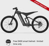mv-Non-driveside profile of the Ford Bronco electric dirt bike - Shadow Black color