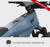 dt-Ford Bronco electric dirt bike - Azure Gray Metallic Tri-Coat color