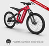 dt-Ford Bronco electric dirt bike - Hot Pepper Red Metallic Tinted Clearcoat color