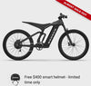 mv-Non-driveside profile of the Ford Bronco electric dirt bike - Shadow Black color