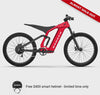 dt-Ford Bronco electric dirt bike - Hot Pepper Red Metallic Tinted Clearcoat color