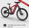 mv-Ford Mustang electric bike in Rapid Red colour