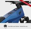 dt-Full suspension on the Ford Bronco electric dirt bike - Velocity Blue Metallic color