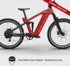 dt-Ford Mustang electric bike in Race Red colour